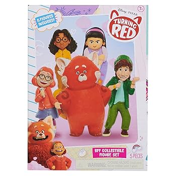 Amazon.com: Just Play Disney and Pixar Turning Red 5-Piece